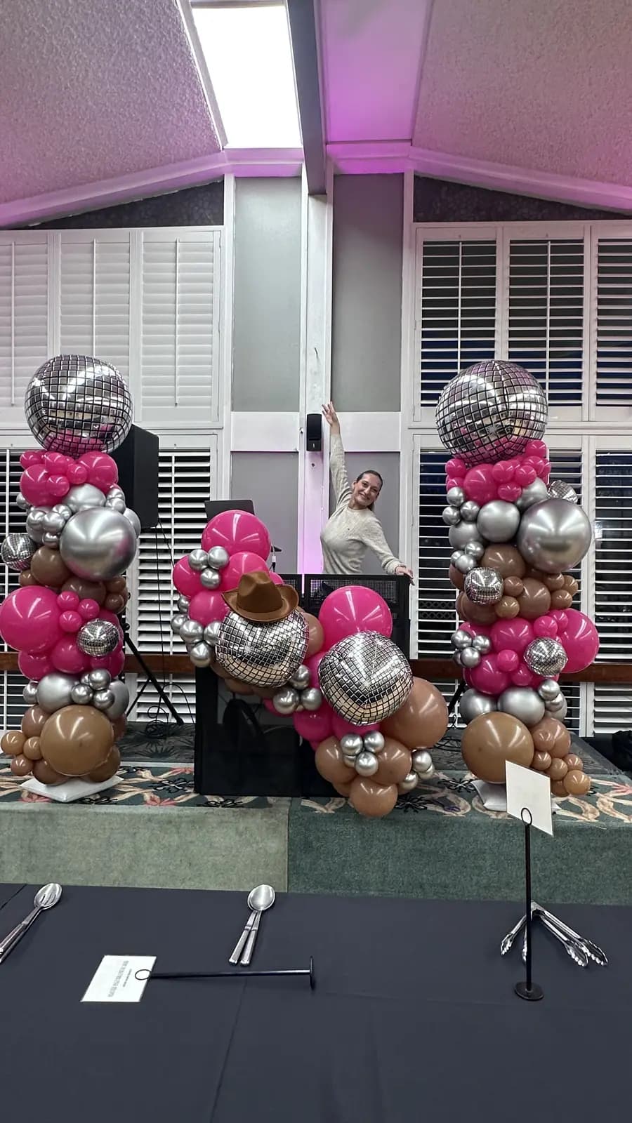Corporate Wild West Disco Balloon Columns California — view 01
