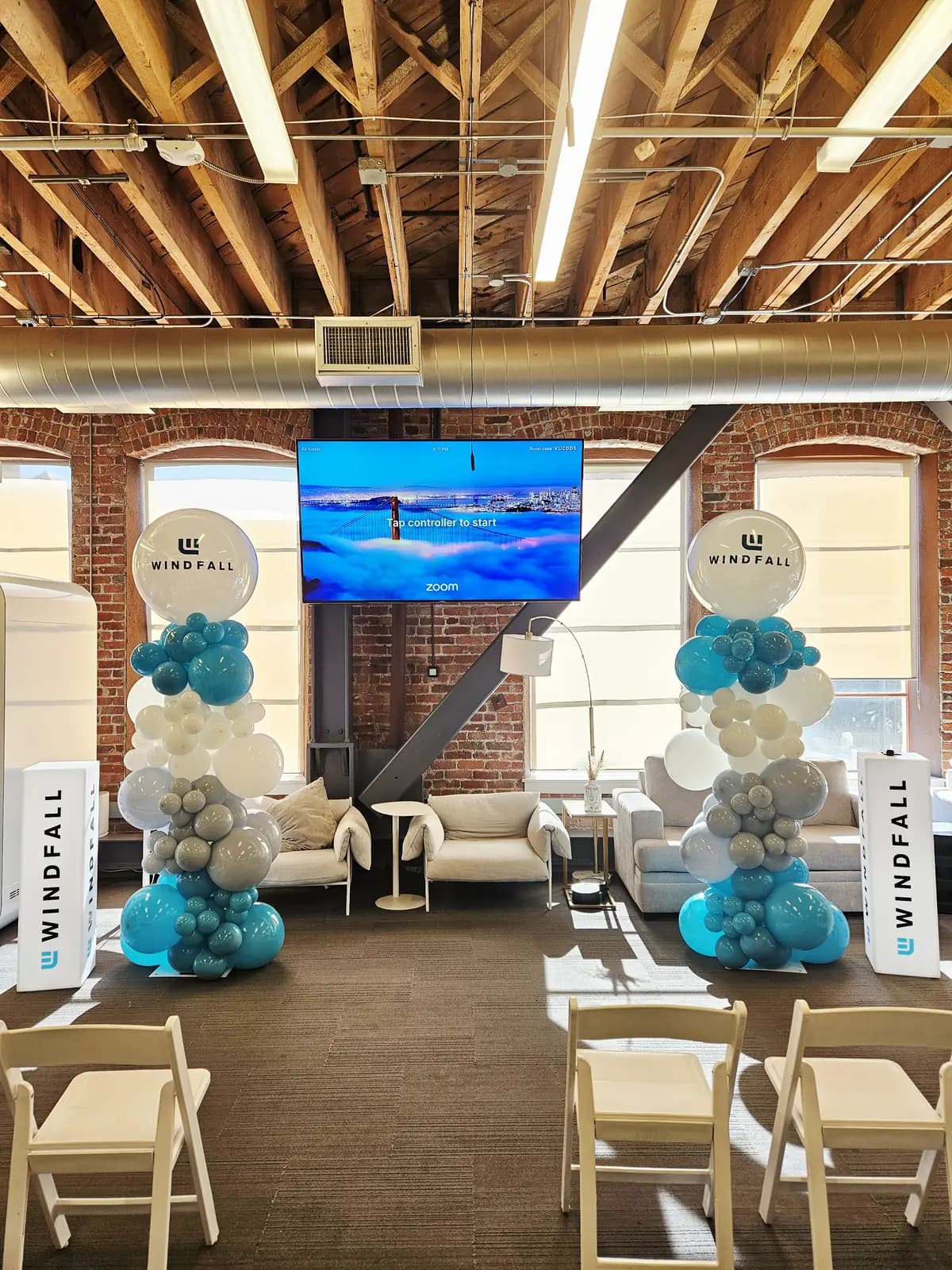 Windfall Corporate Presentation Balloon Columns — view 01