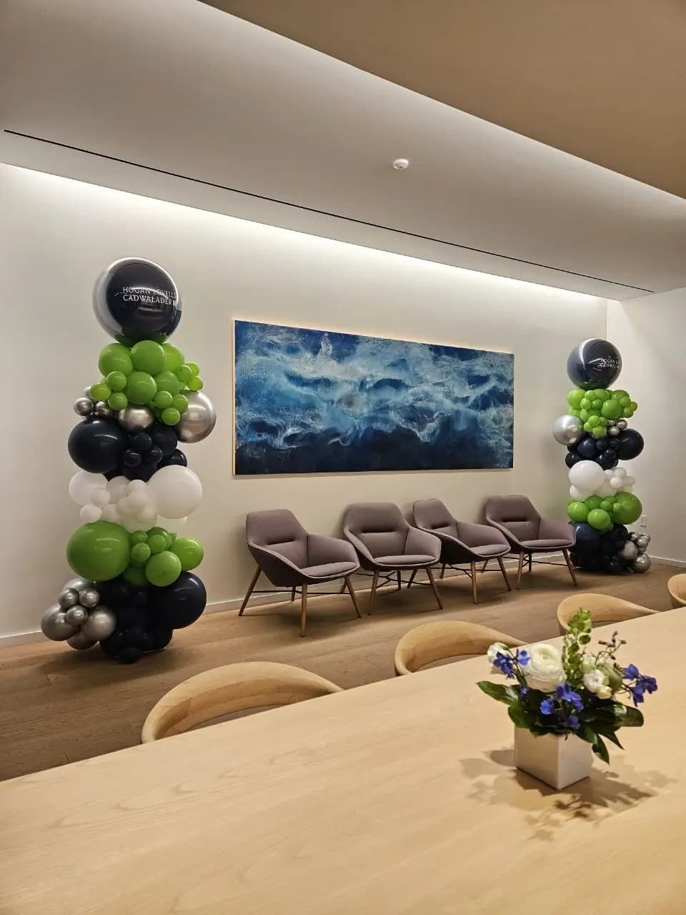 Hogan Lovells Cadwalader Office Balloon Columns San Francisco — view 03
