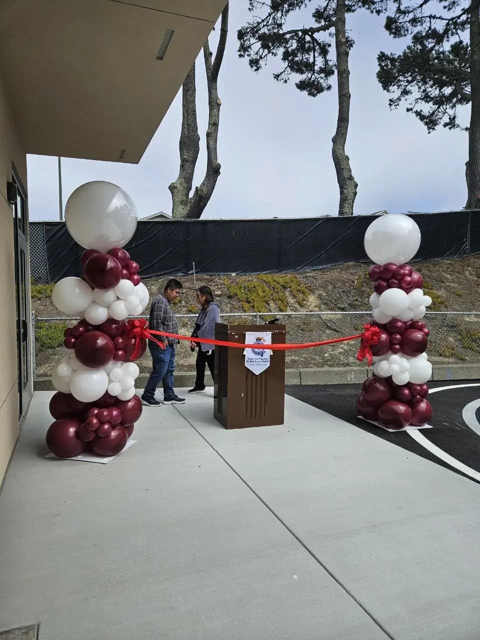 South San Francisco Unified School District Ribbon Cutting Columns — view 02